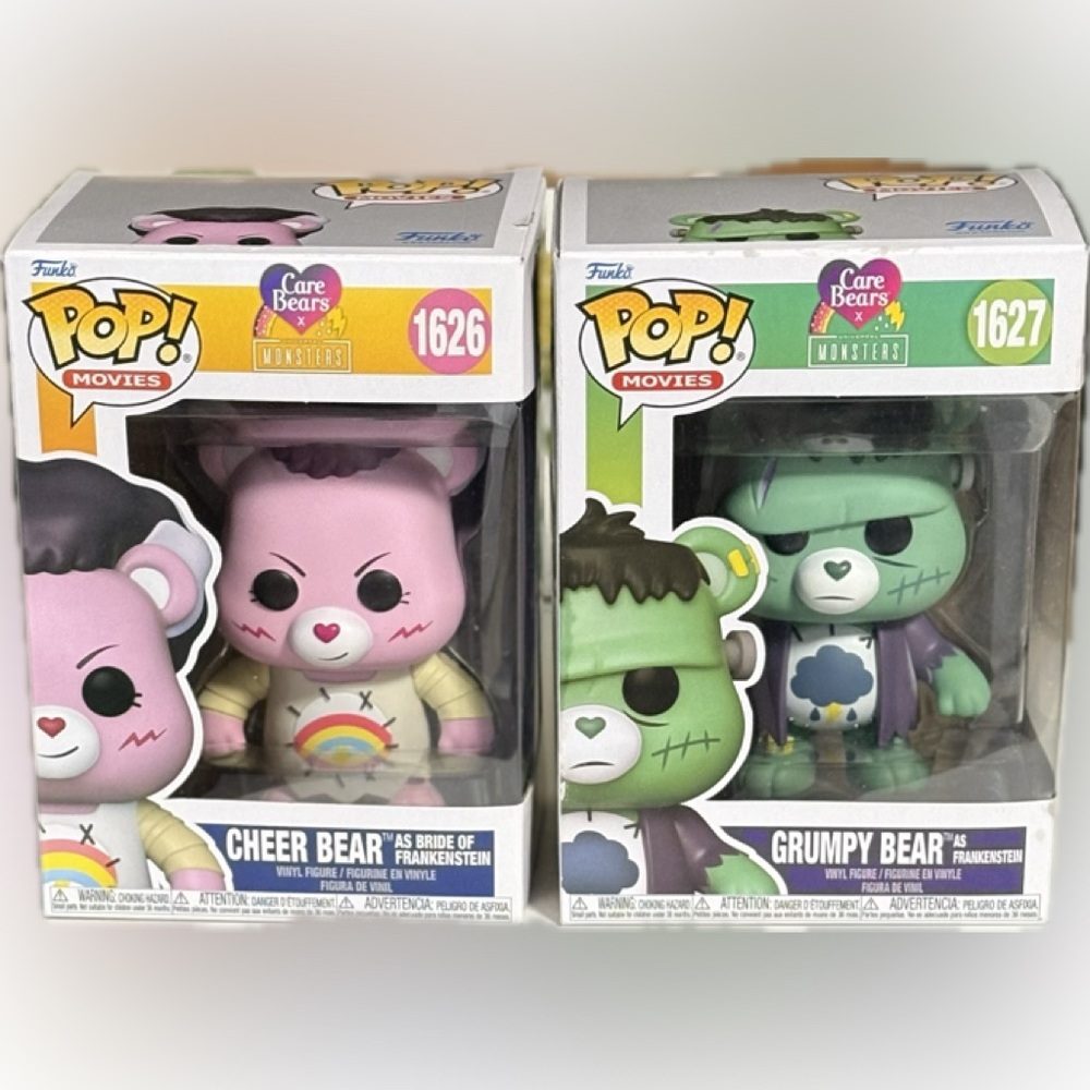 Funko Pop! Universal Monsters x Care Bears Vinyl Figures